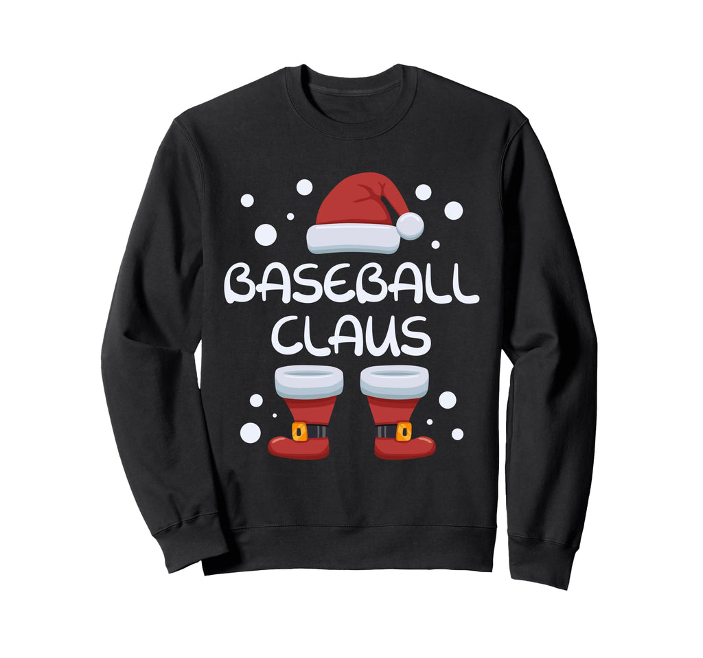 Funny Baseball Claus Family Sweatshirt - Casual Everyday Wear for Adults - T-Shirt, Sweatshirt, Hoodie