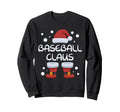 Funny Baseball Claus Family Sweatshirt - Casual Everyday Wear for Adults - T-Shirt, Sweatshirt, Hoodie