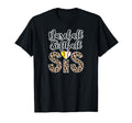 Baseball Softball Sis Leopard Softball T-Shirt - Unique Graphic Men Women - T-Shirt, Sweatshirt, Hoodie