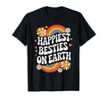 Happiest Besties Earth Rainbow Matching T-Shirt - Graphic Print Men Women - T-Shirt, Sweatshirt, Hoodie