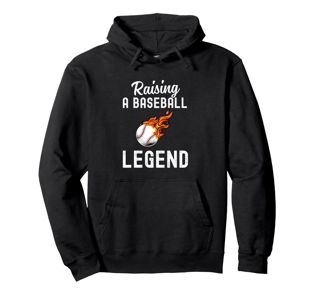 Baseball Mom Life Raising Baseball Legend Hoodie - Minimalist Print Unisex - T-Shirt, Sweatshirt, Hoodie