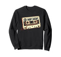 90S Hip Hop Music Nostalgia Worn Sweatshirt - Fun Novelty Design Unisex - T-Shirt, Sweatshirt, Hoodie