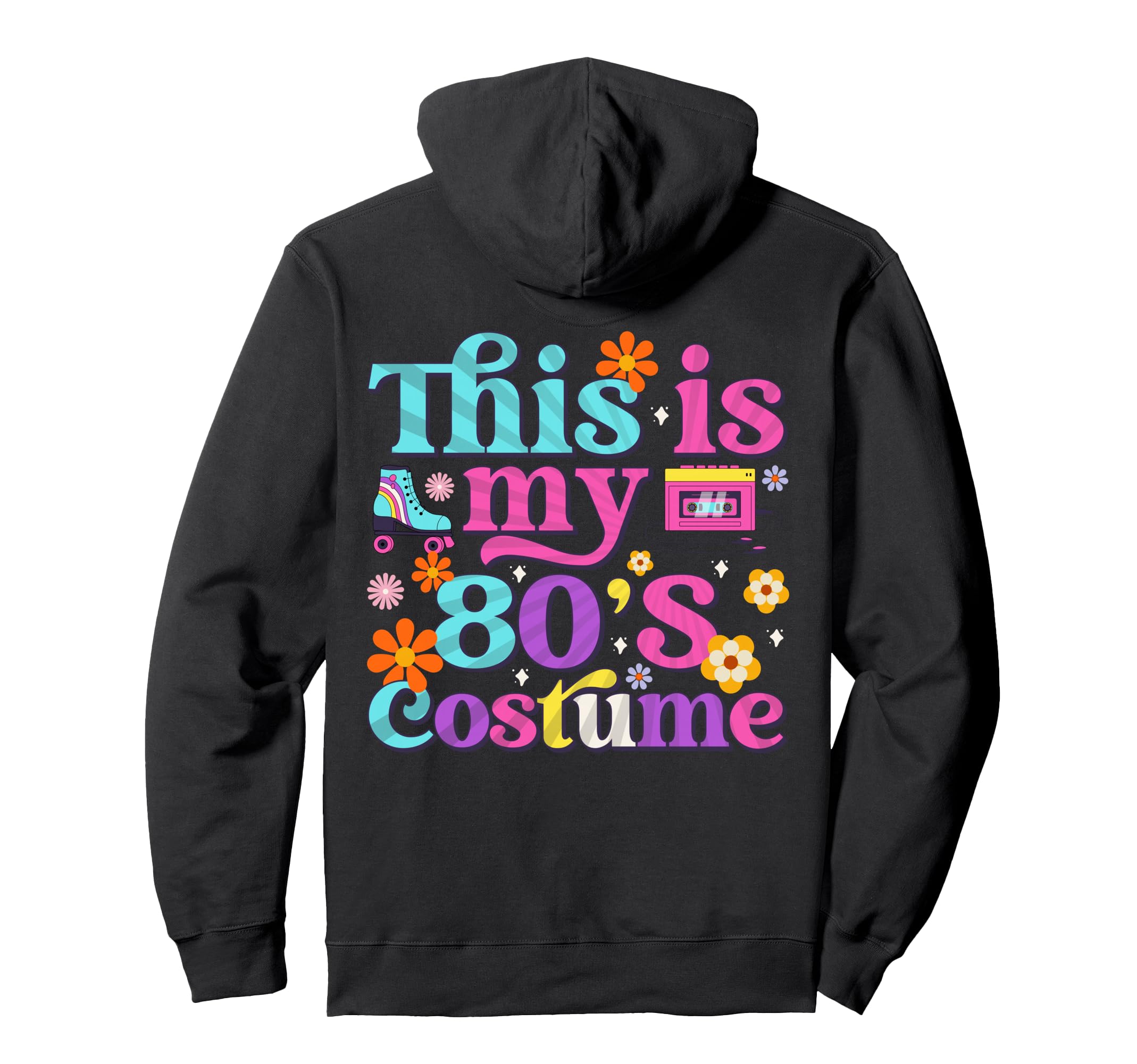 80S Eighties Party Outfit 1980S Hoodie - Trendy Graphic Unisex - T-Shirt, Sweatshirt, Hoodie