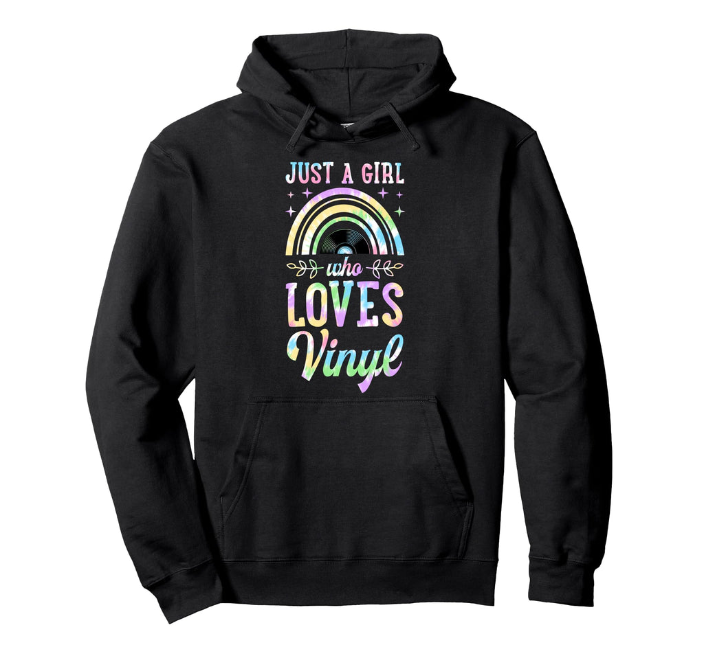 Just Who Loves Vinyl Bohemian Rainbow Hoodie - Custom Art Print for Adults - T-Shirt, Sweatshirt, Hoodie