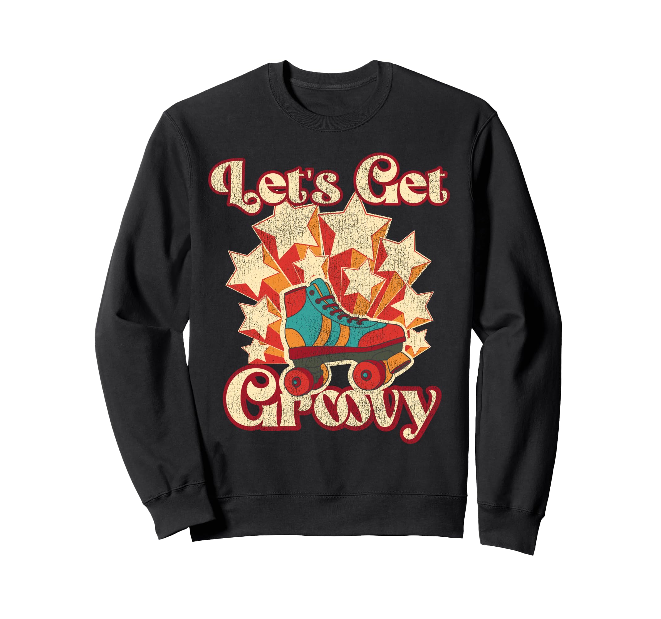 Roller Skating Skate 1970S Sweatshirt - Novelty Apparel Unisex - T-Shirt, Sweatshirt, Hoodie