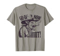 Go Now Git Cowboy Opossum Country T-Shirt - Aesthetic Graphic for Adults - T-Shirt, Sweatshirt, Hoodie