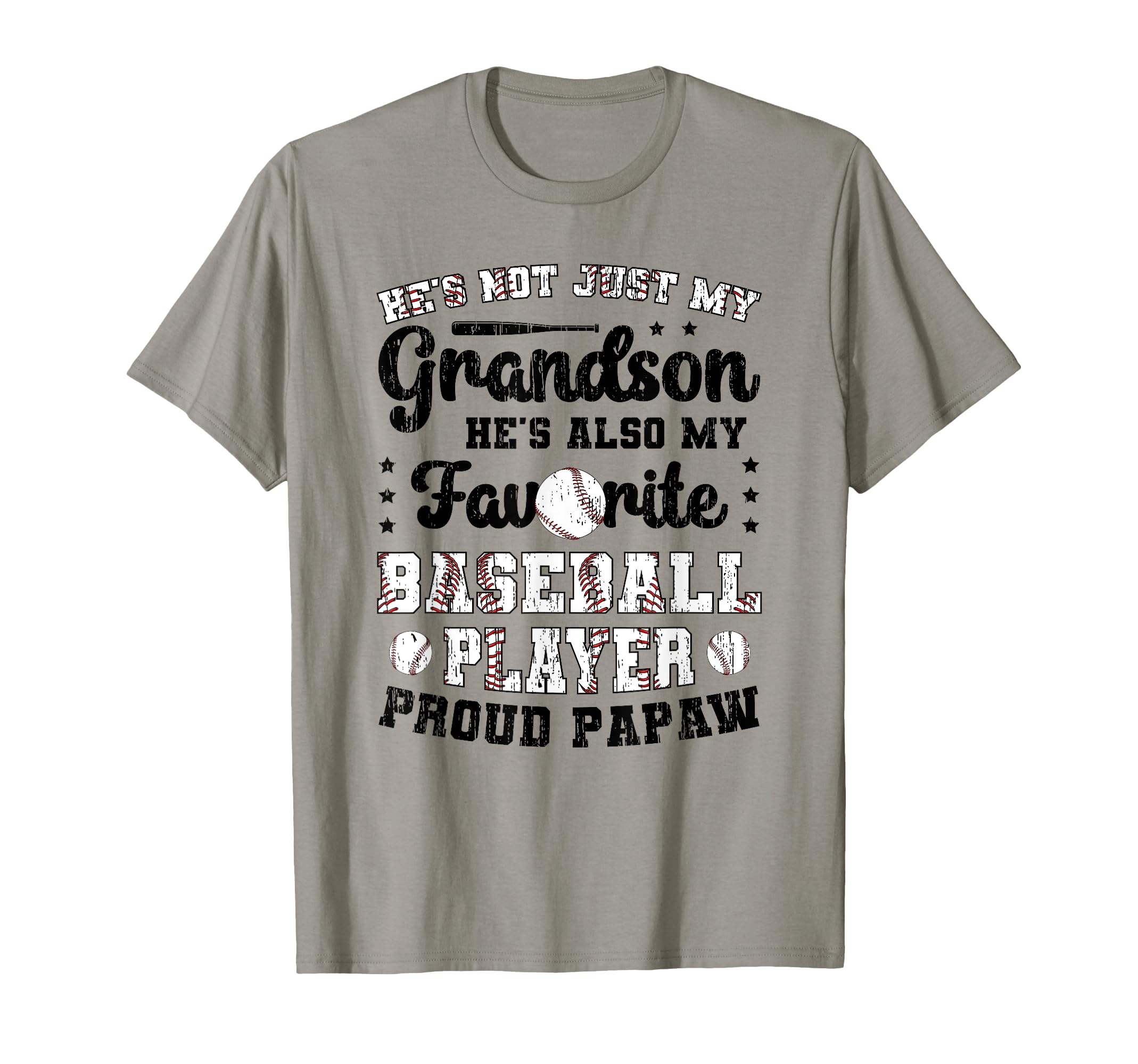 Proud Papaw Baseball Papaw T-Shirt - Casual Everyday Wear Men Women - T-Shirt, Sweatshirt, Hoodie