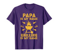 Papa Is My Name Grilling Is My Game T-Shirt - Aesthetic Graphic for Adults - T-Shirt, Sweatshirt, Hoodie