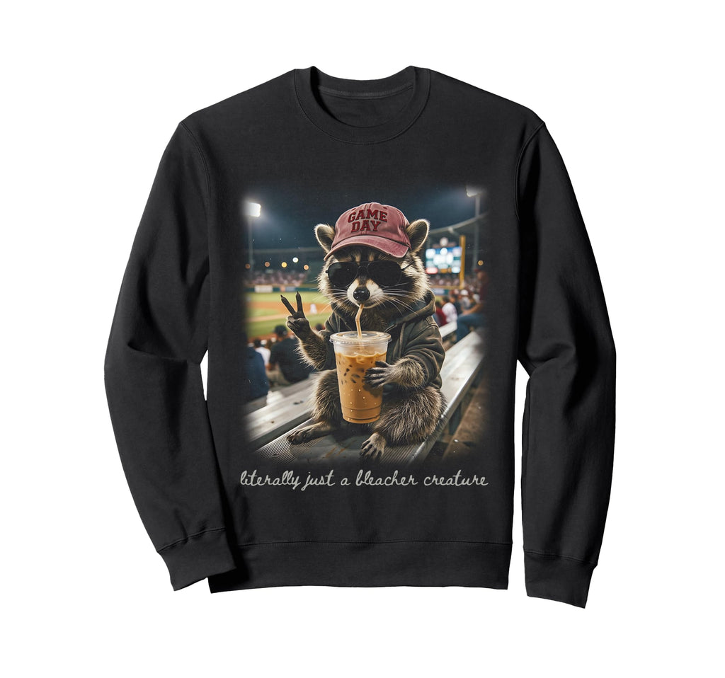 Literally Just Bleacher Creature Sweatshirt - Minimalist Print Unisex - T-Shirt, Sweatshirt, Hoodie