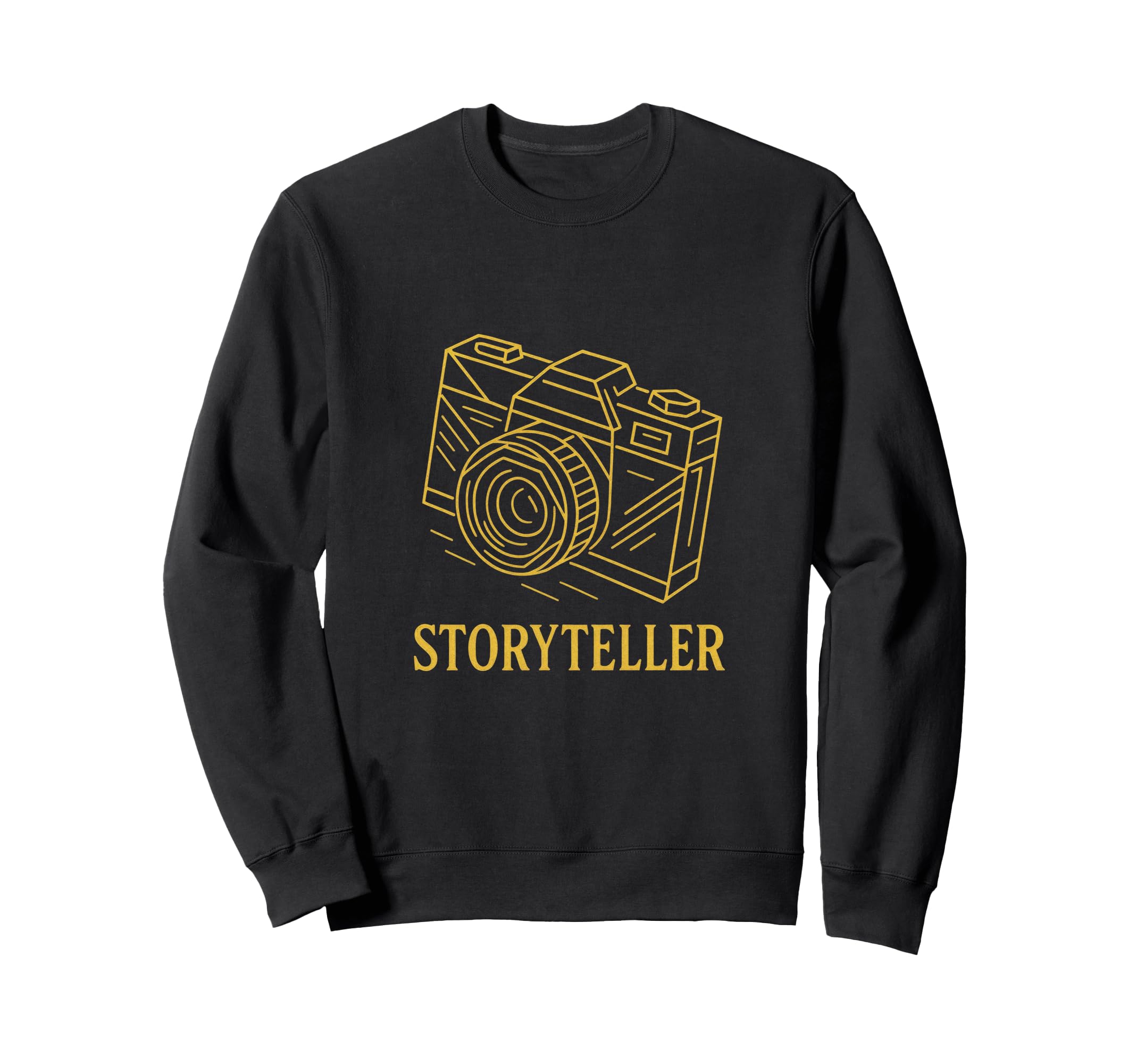 Storyteller Camera Art Sweatshirt - Minimalist Print Men Women - T-Shirt, Sweatshirt, Hoodie