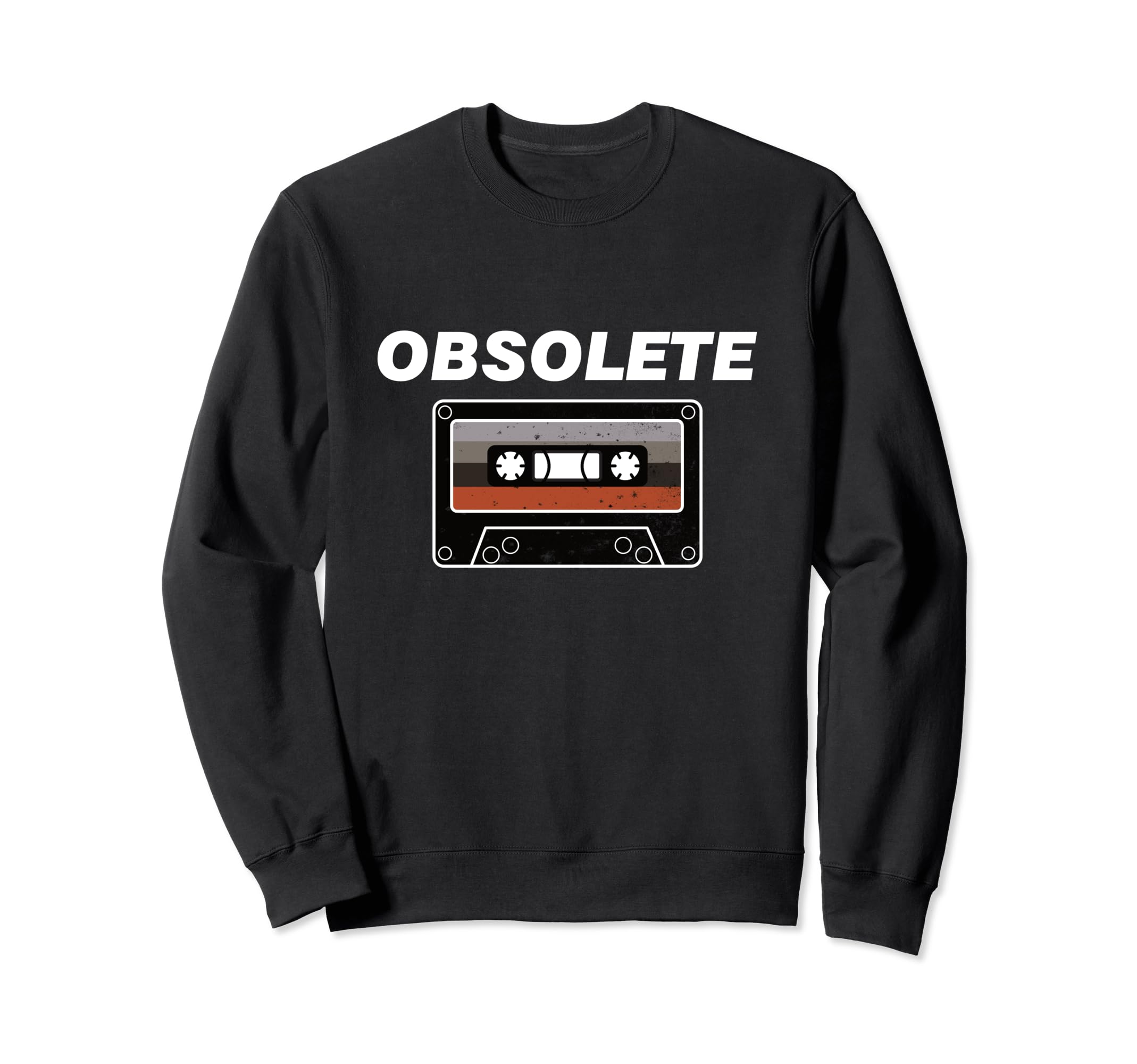 Obsolete Cassette Tape Old 80S 90S Sweatshirt - Aesthetic Graphic Men Women - T-Shirt, Sweatshirt, Hoodie