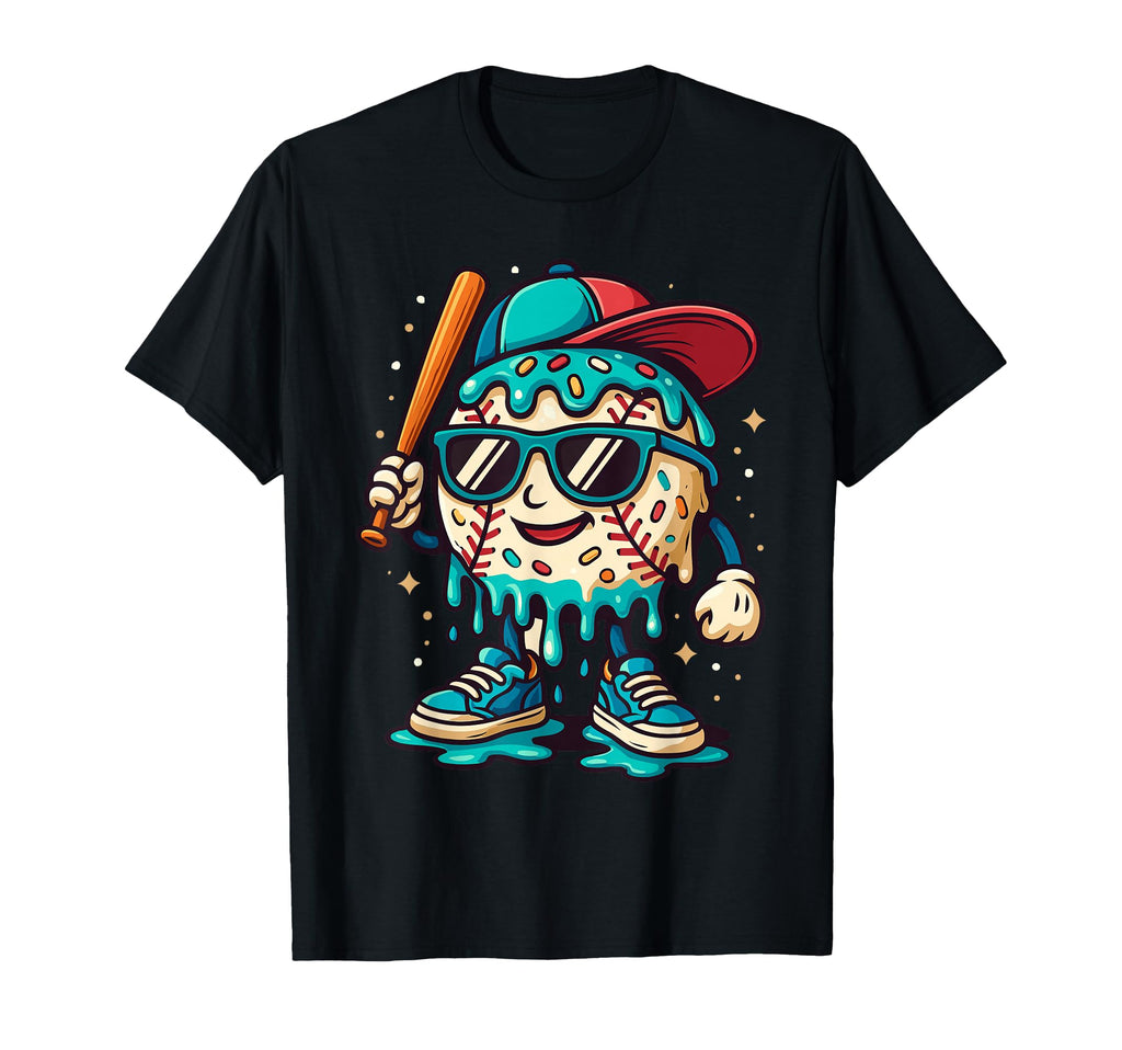 Baseball Drip Outfit Ice Cream Drip T-Shirt - Streetwear Style Men Women - T-Shirt, Sweatshirt, Hoodie