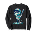 Baseball Ice Cream Drip Gamer Gifts T-Shirt - Custom Art Print for Adults - T-Shirt, Sweatshirt, Hoodie