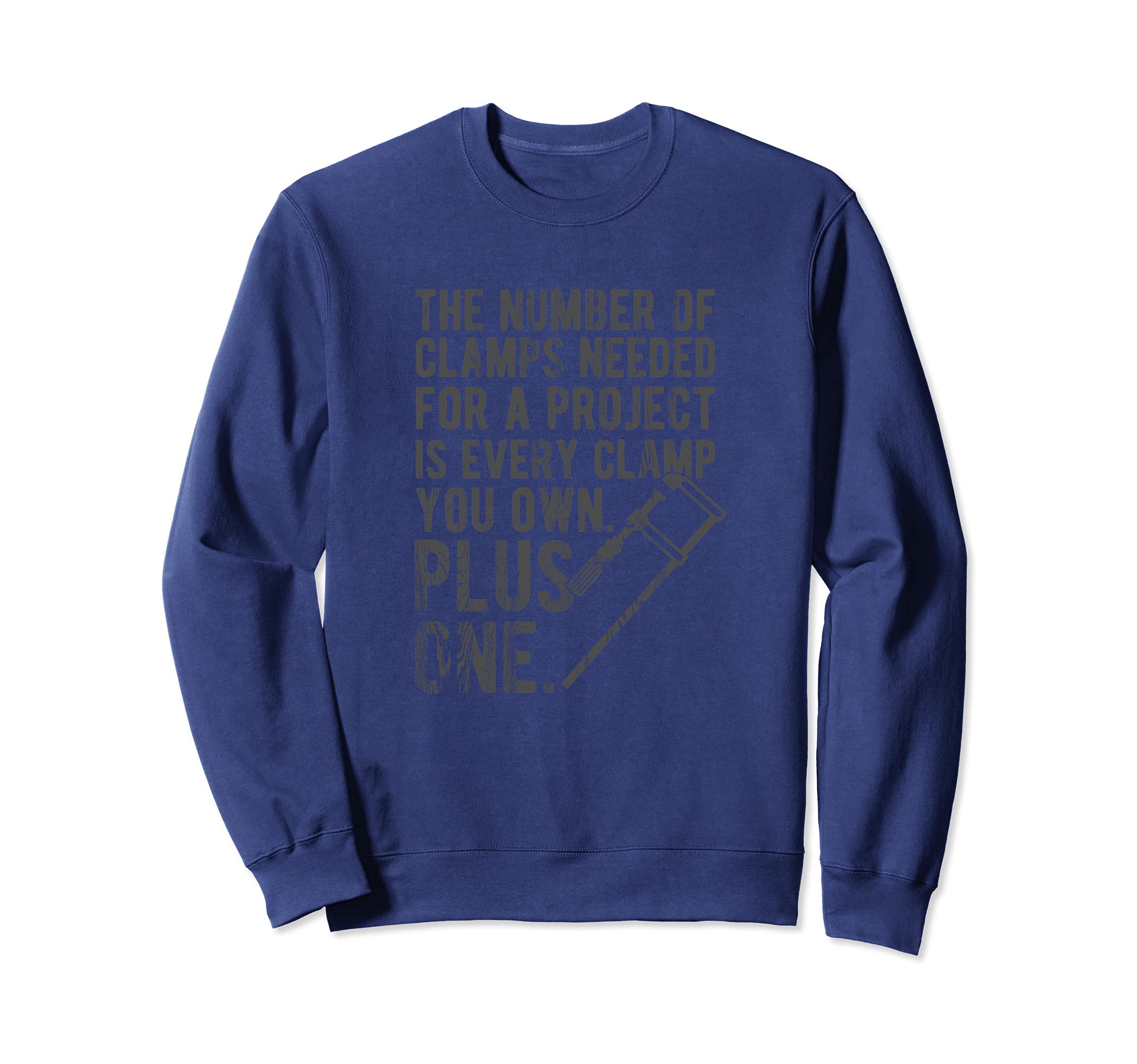 Woodworking Clamps Distressed Sweatshirt - Graphic Print Men Women - T-Shirt, Sweatshirt, Hoodie