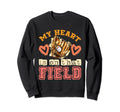 Baseball Player Baseball Coach Heart Sweatshirt - Graphic Print Men Women - T-Shirt, Sweatshirt, Hoodie