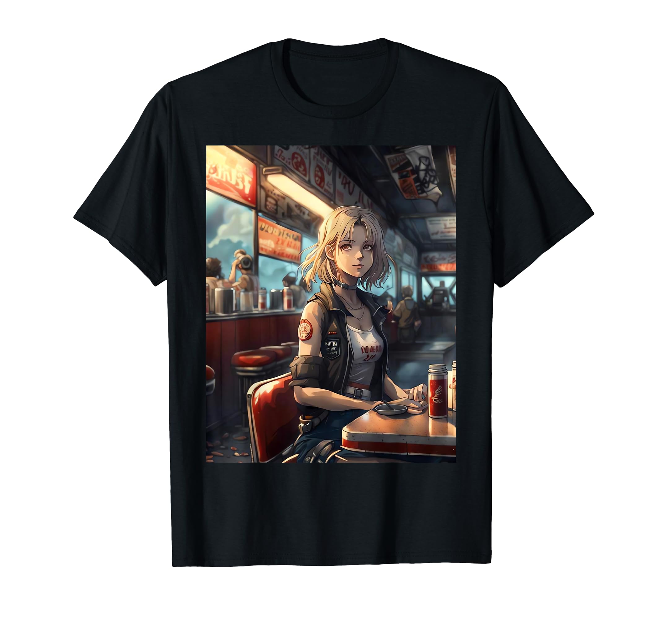 Japanese Diner T-Shirt - Casual Everyday Wear for Adults - T-Shirt, Sweatshirt, Hoodie