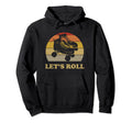 Lets Roll Roller Skates Skating 70S Hoodie - Aesthetic Graphic Men Women - T-Shirt, Sweatshirt, Hoodie