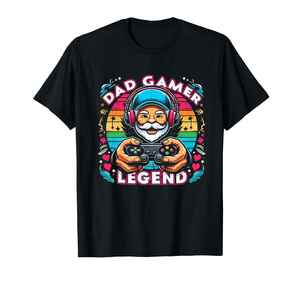 Gamer Dad Game Controller Gaming Video T-Shirt - Unique Graphic for Adults - T-Shirt, Sweatshirt, Hoodie