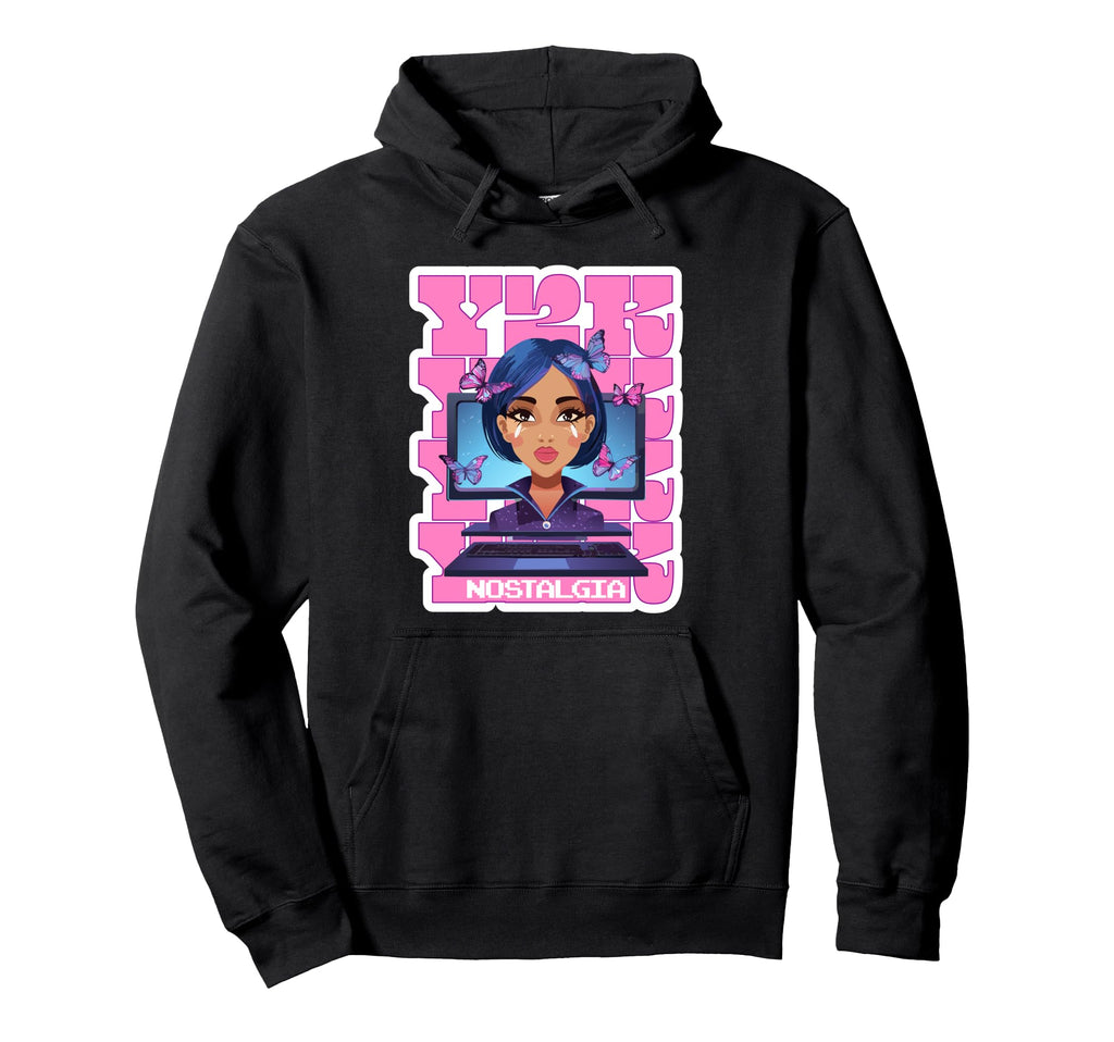 Y2K Nostalgia Aesthetic Trendy Hoodie - Casual Everyday Wear Men Women - T-Shirt, Sweatshirt, Hoodie