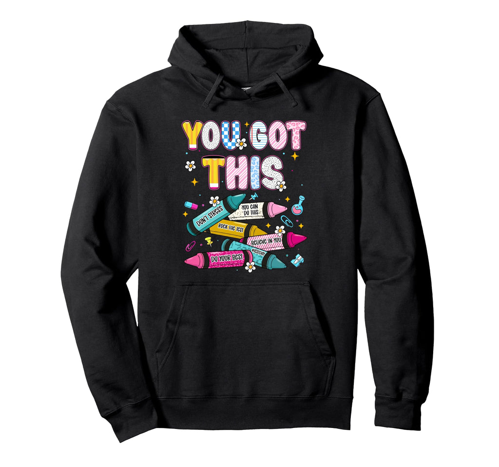 You Got This Dont Stress Rock Test Hoodie - Custom Art Print Men Women - T-Shirt, Sweatshirt, Hoodie