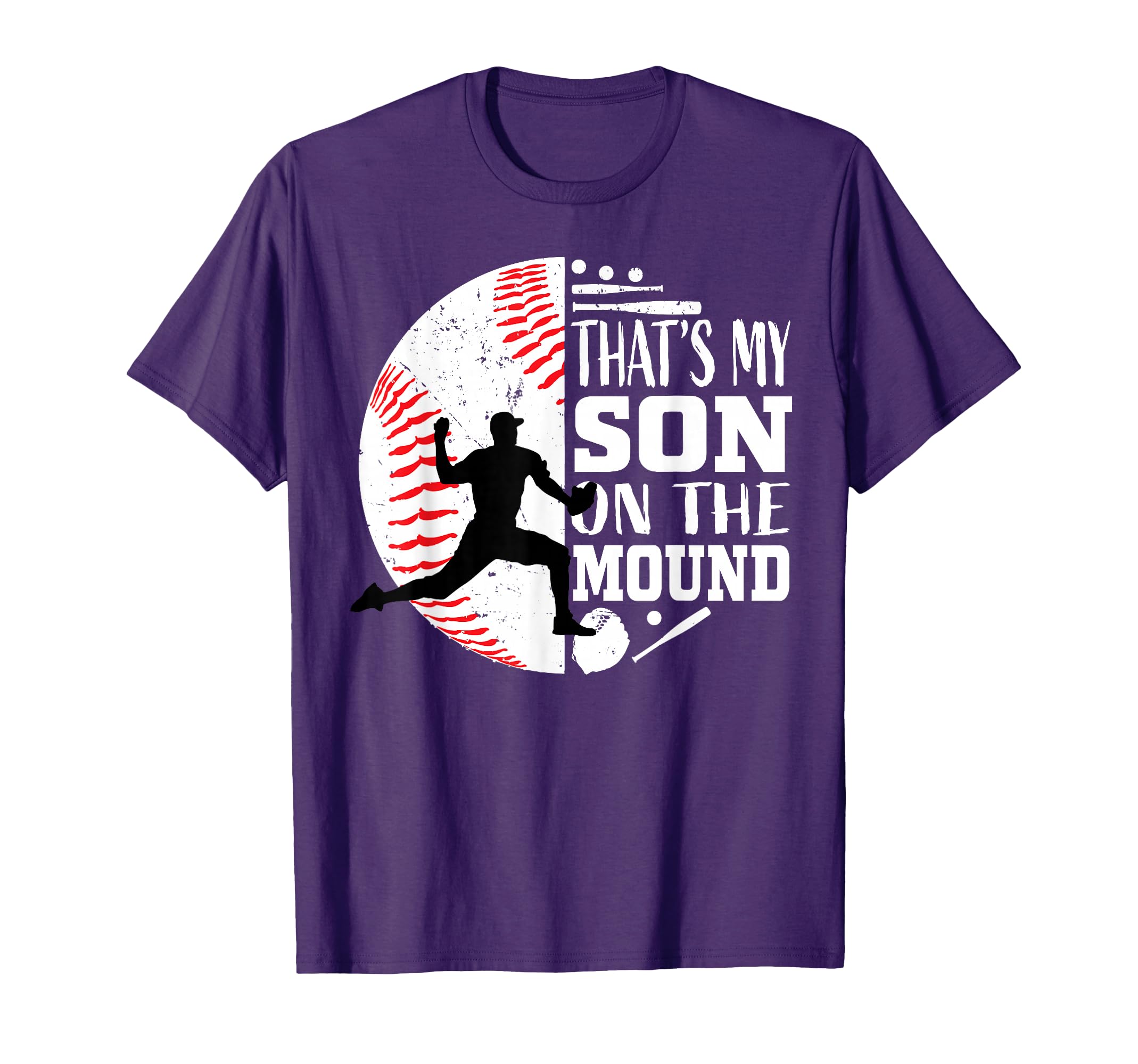 Thats My Son Baseball Pitcher Mom T-Shirt - Aesthetic Graphic Men Women - T-Shirt, Sweatshirt, Hoodie