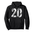 Baseball Softball Mom 20 Number 20 Hoodie - Aesthetic Graphic Men Women - T-Shirt, Sweatshirt, Hoodie