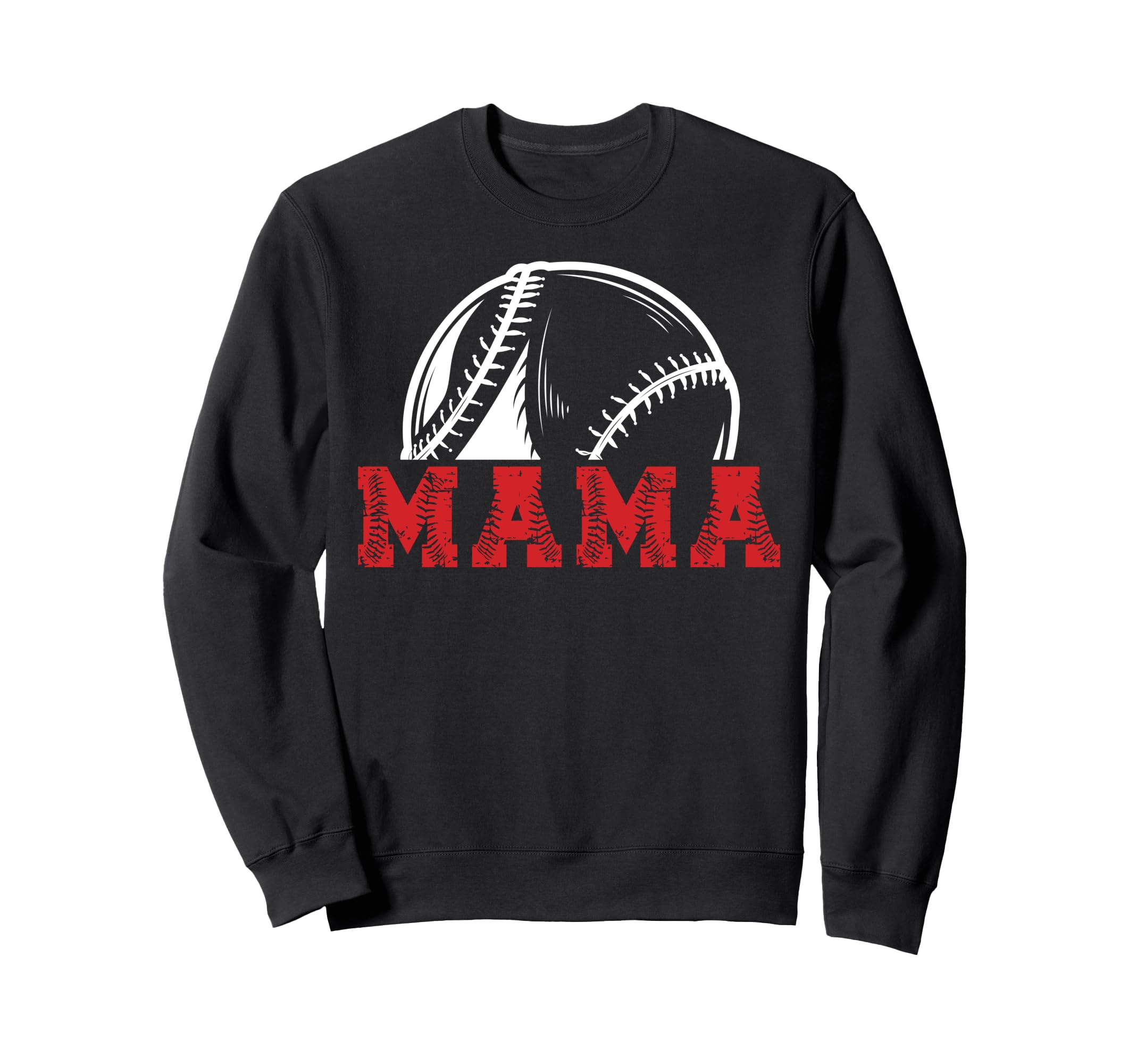 Baseball Mom Sweatshirt - Graphic Print Unisex - T-Shirt, Sweatshirt, Hoodie