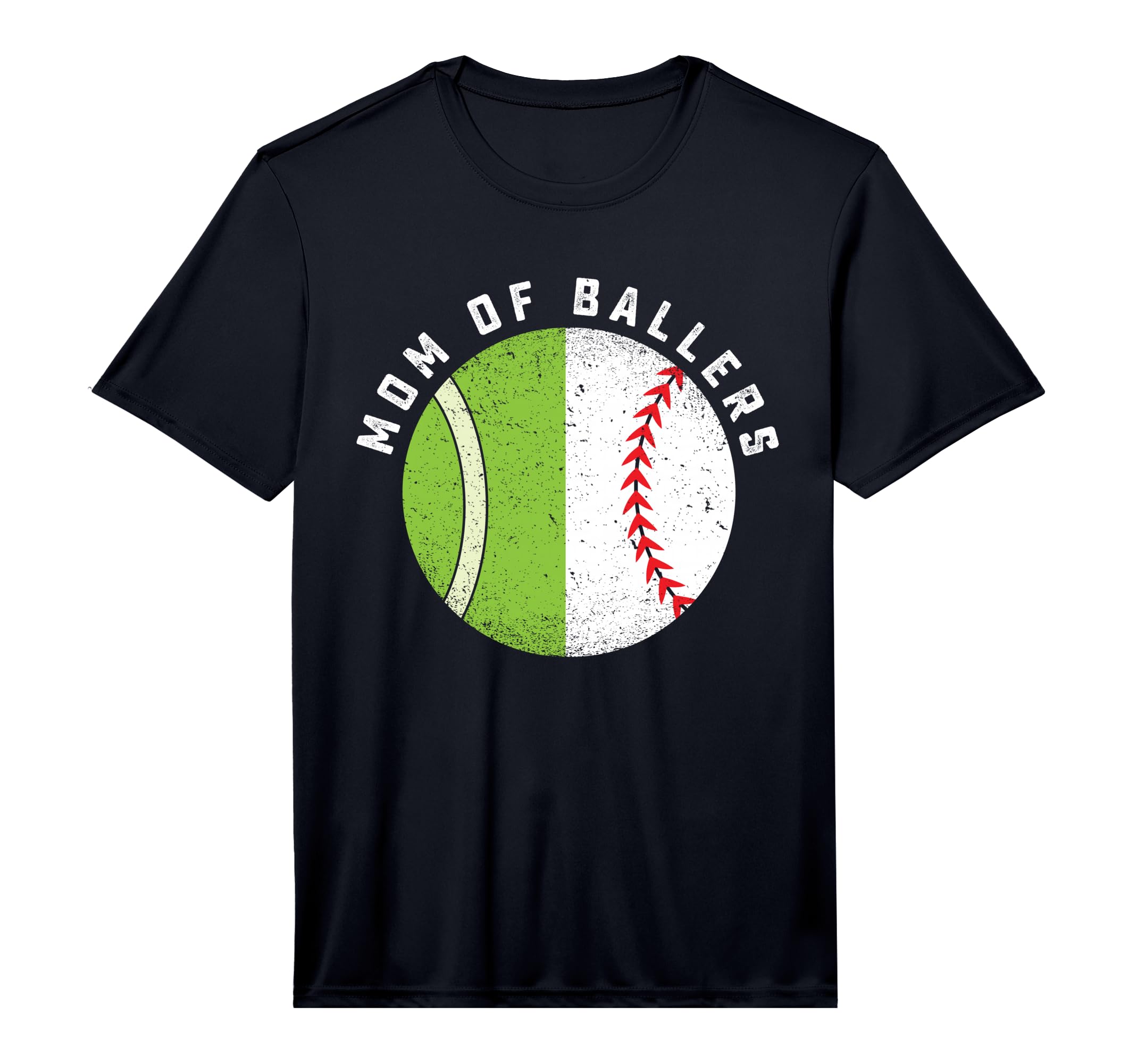 Mens Mom Ballers Baseball Tennis Player T-Shirt - Graphic Print Unisex - T-Shirt, Sweatshirt, Hoodie