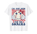 Baseball Sister Im Just Here Snacks Mom T-Shirt - Aesthetic Graphic Unisex - T-Shirt, Sweatshirt, Hoodie
