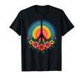 60S 70S Flower Power Groovy Love Peace T-Shirt - Unique Graphic for Adults - T-Shirt, Sweatshirt, Hoodie