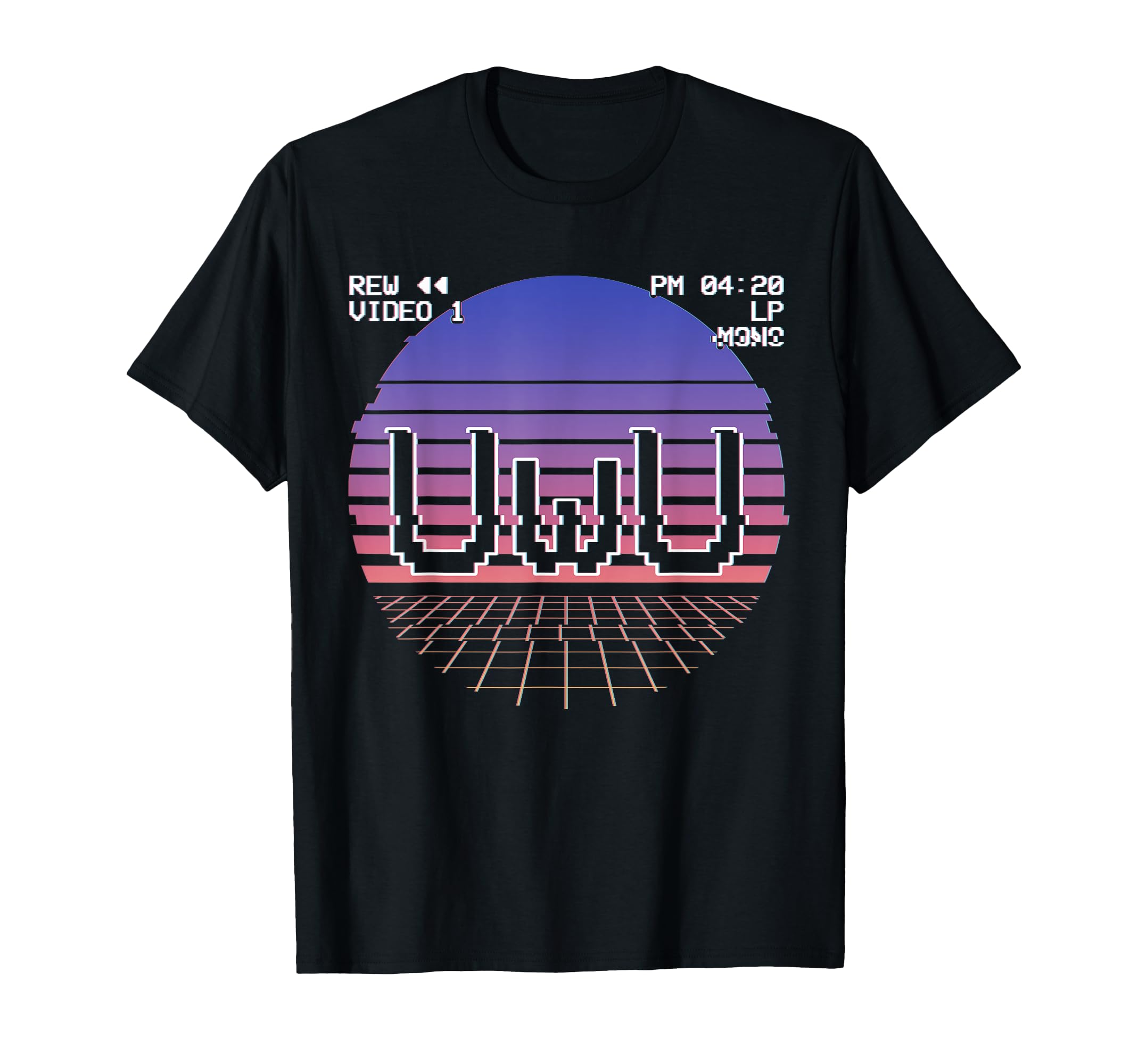 Vaporwave Aesthetic Uwu T-Shirt - Casual Everyday Wear for Adults - T-Shirt, Sweatshirt, Hoodie
