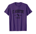 St Augustine Florida Fl Sports Black T-Shirt - Unique Graphic for Adults - T-Shirt, Sweatshirt, Hoodie