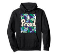 Proud Gay Pride Boho Flowers Hoodie - Novelty Apparel Unisex - T-Shirt, Sweatshirt, Hoodie