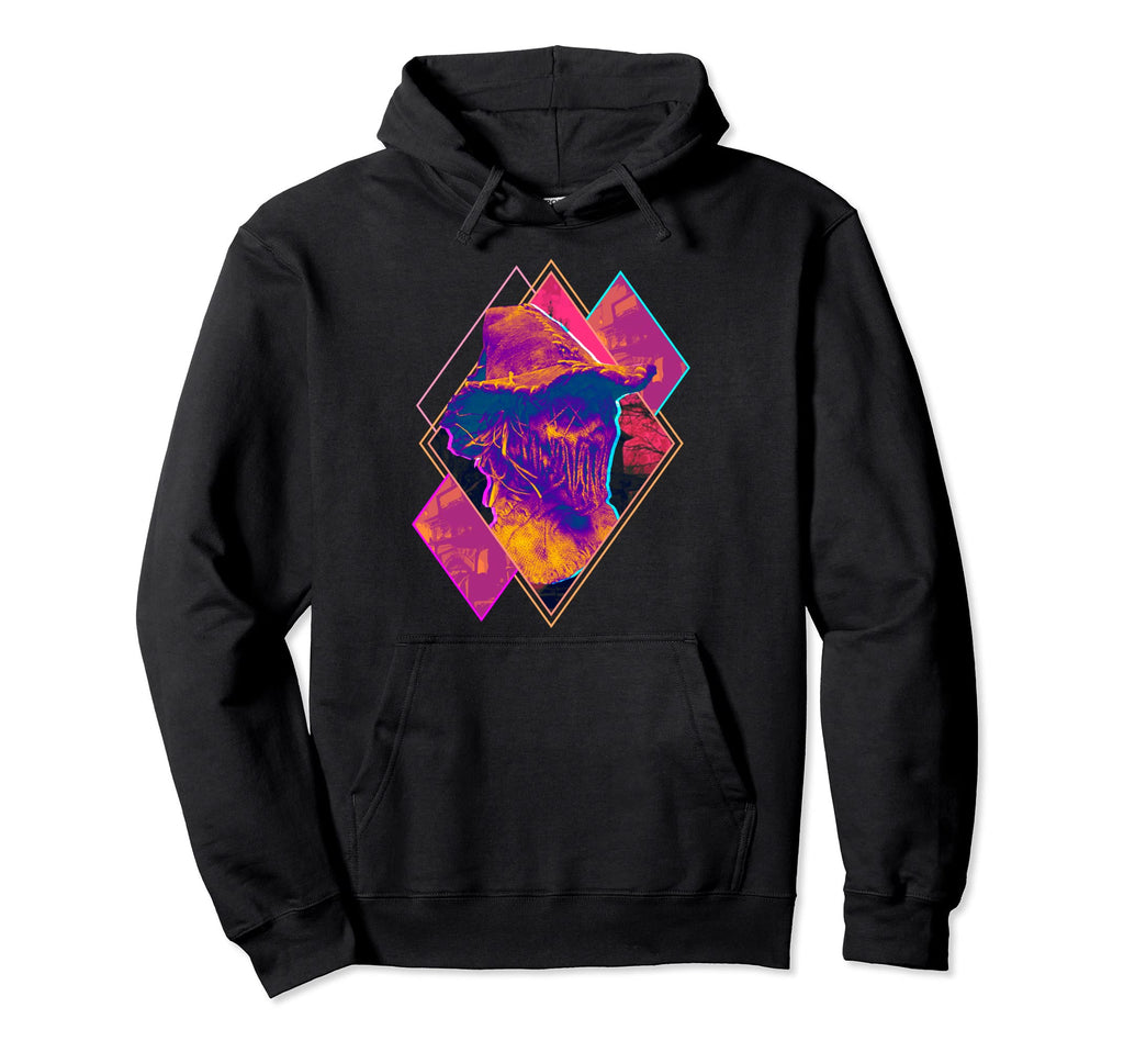 Halloween Scary Scarecrow Creepy Spooky Hoodie - Aesthetic Graphic Unisex - T-Shirt, Sweatshirt, Hoodie