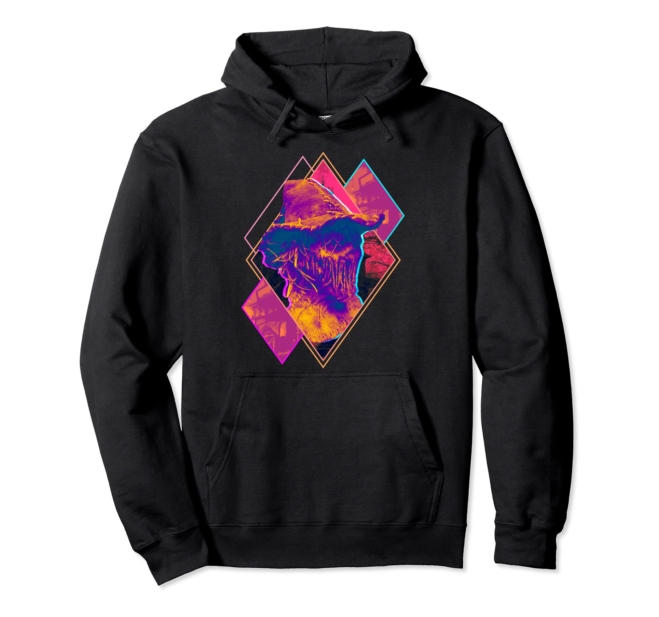 Halloween Scary Scarecrow Creepy Spooky Hoodie - Aesthetic Graphic Unisex - T-Shirt, Sweatshirt, Hoodie
