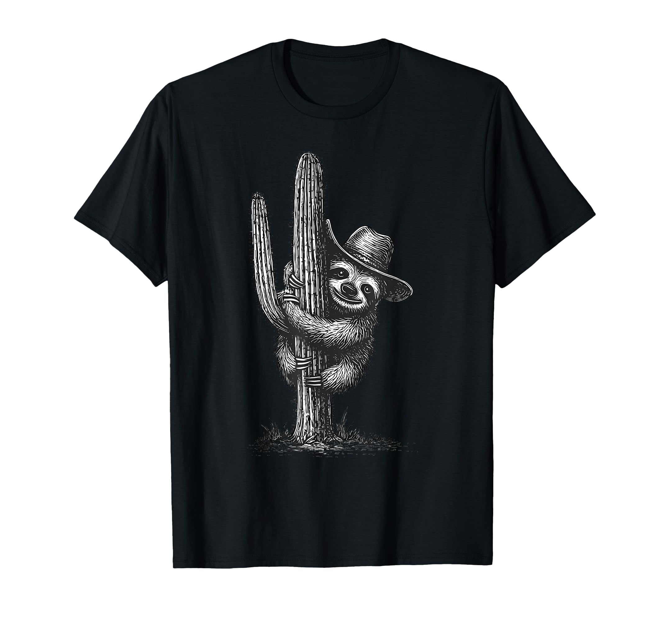 Sloth Cowboy Rodeo Cowgirl Western Country T-Shirt - Trendy Graphic Unisex - T-Shirt, Sweatshirt, Hoodie