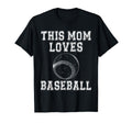 This Mom Loves Baseball Game Day T-Shirt - Unique Graphic for Adults - T-Shirt, Sweatshirt, Hoodie