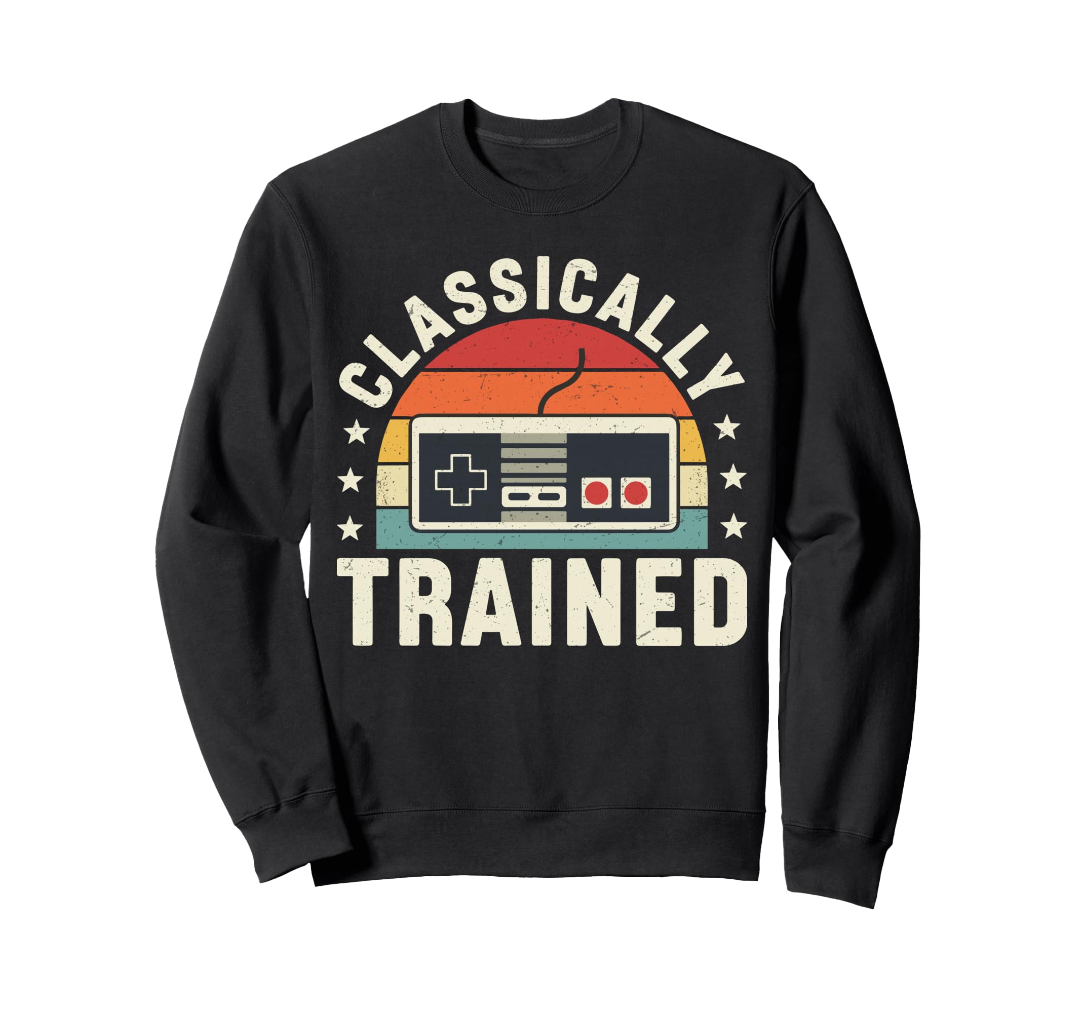Classically Trained Arcade Gaming Sweatshirt - Graphic Print for Adults - T-Shirt, Sweatshirt, Hoodie