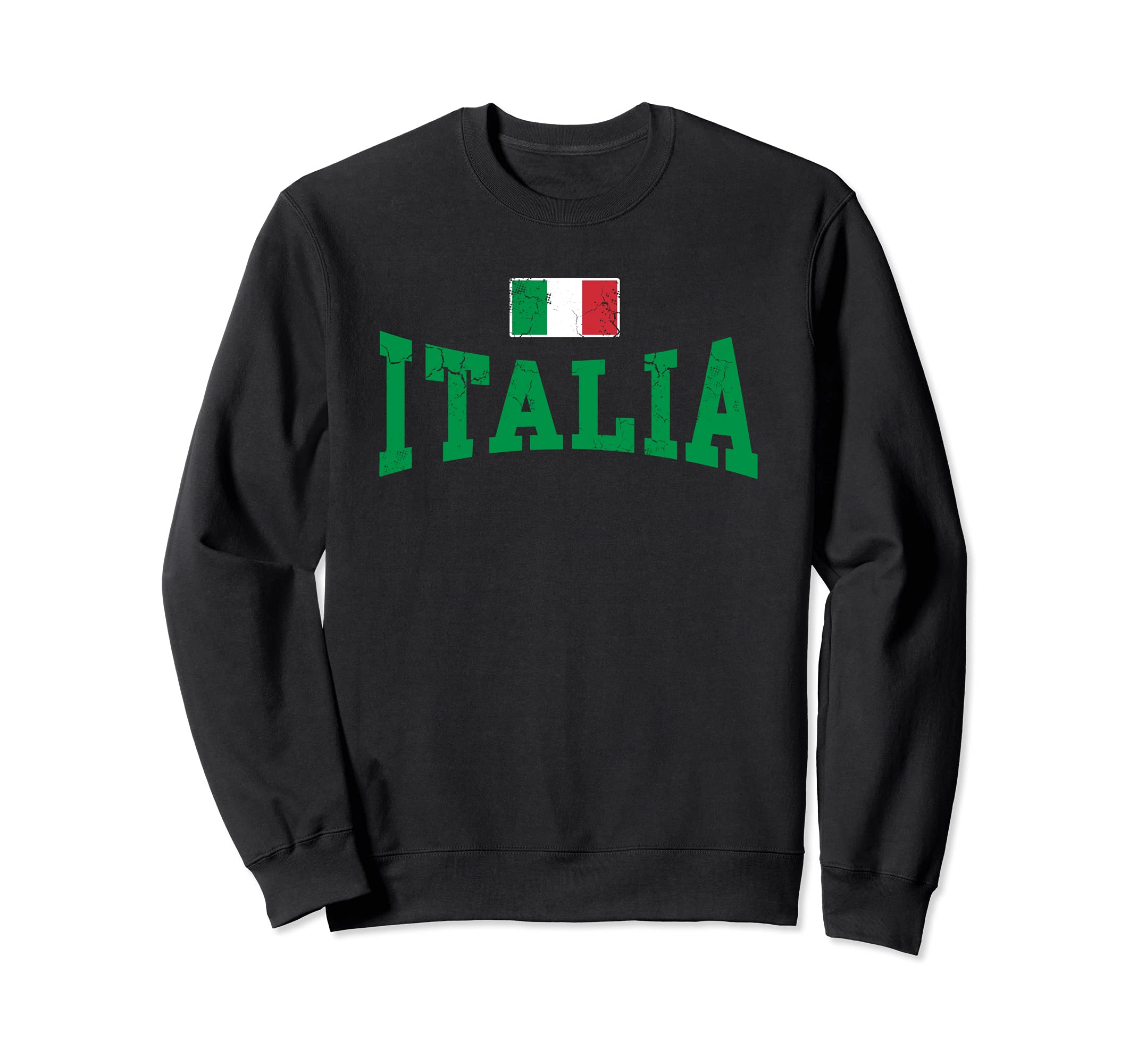 Italia Italy Flag Italian Sweatshirt - Aesthetic Graphic for Adults - T-Shirt, Sweatshirt, Hoodie