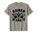 Gamer Dad Game Controller Gaming T-Shirt - Minimalist Print Men Women - T-Shirt, Sweatshirt, Hoodie