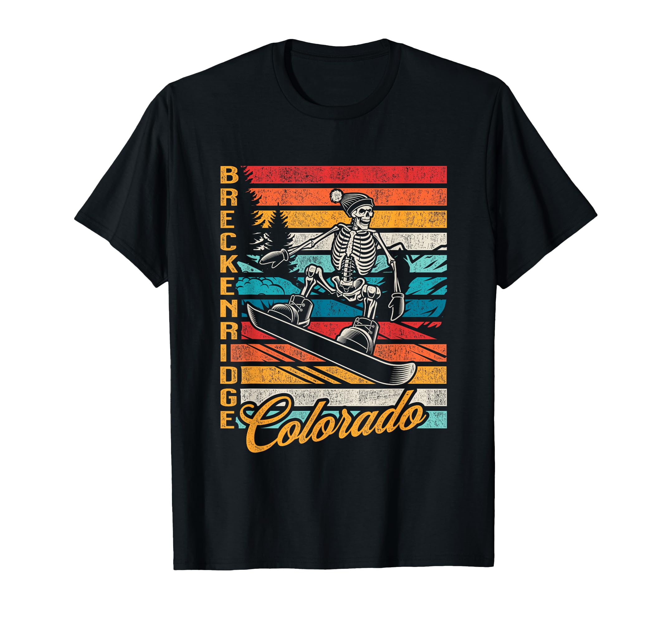 Breckenridge Colorado Snowboarding T-Shirt - Novelty Apparel Men Women - T-Shirt, Sweatshirt, Hoodie
