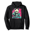 Kawaii Panda Dj Japanese Edm Y2K Hoodie - Aesthetic Graphic Men Women - T-Shirt, Sweatshirt, Hoodie