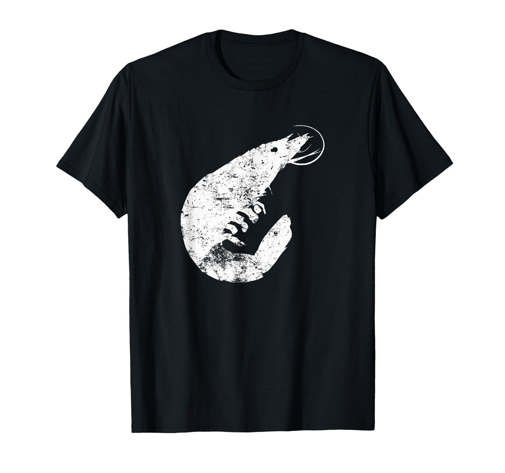 Shrimp Distressed Shrimp T-Shirt - Graphic Print Unisex - T-Shirt, Sweatshirt, Hoodie