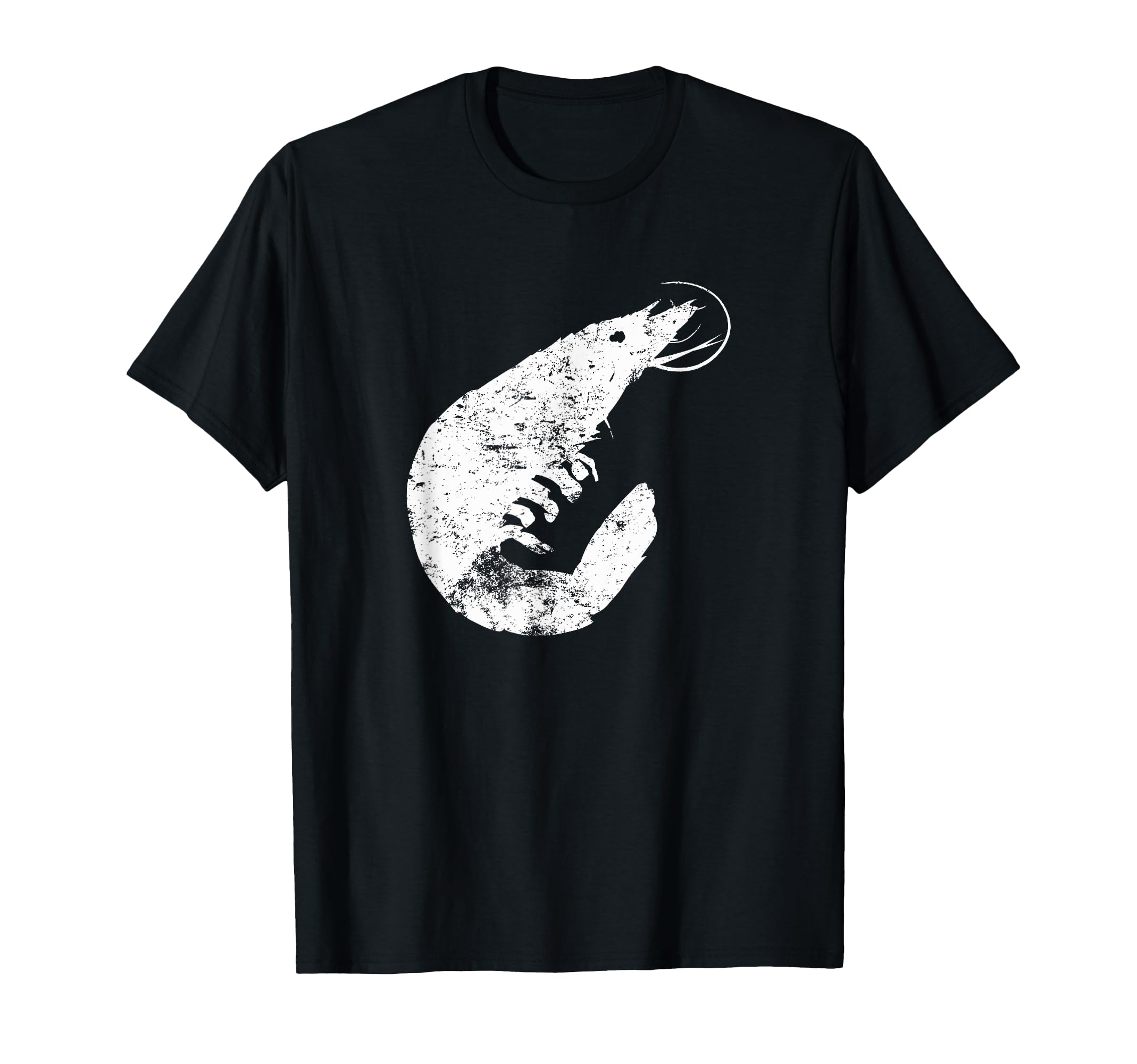 Shrimp Distressed Shrimp T-Shirt - Graphic Print Unisex - T-Shirt, Sweatshirt, Hoodie