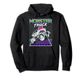 Vaporwave Aesthetic Monster Truck Hoodie - Minimalist Print for Adults - T-Shirt, Sweatshirt, Hoodie
