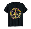 Love And Peace Flower Beautiful T-Shirt - Streetwear Style Unisex - T-Shirt, Sweatshirt, Hoodie