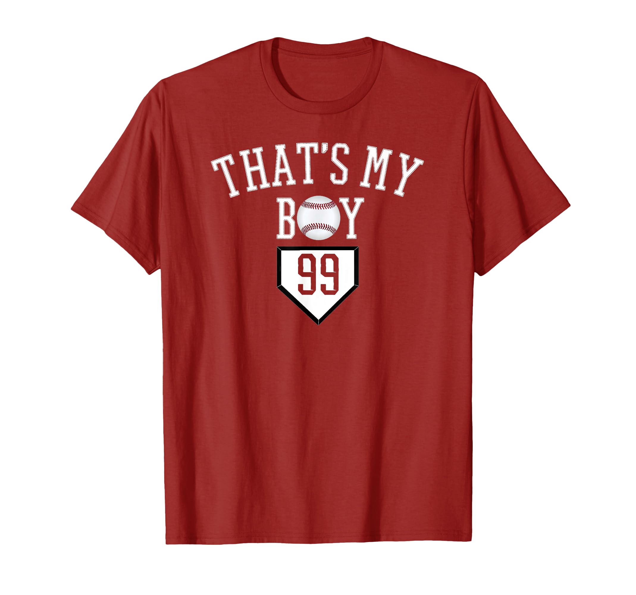99 Thats My Baseball Number Baseball Mom T-Shirt - Minimalist Print Unisex - T-Shirt, Sweatshirt, Hoodie