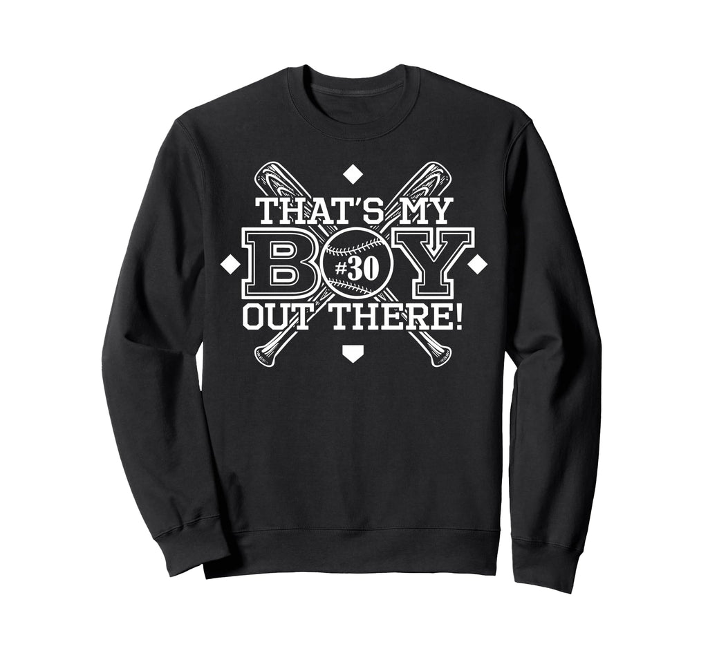 Baseball Mom Dad Thats My Proud Sweatshirt - Minimalist Print for Adults - T-Shirt, Sweatshirt, Hoodie