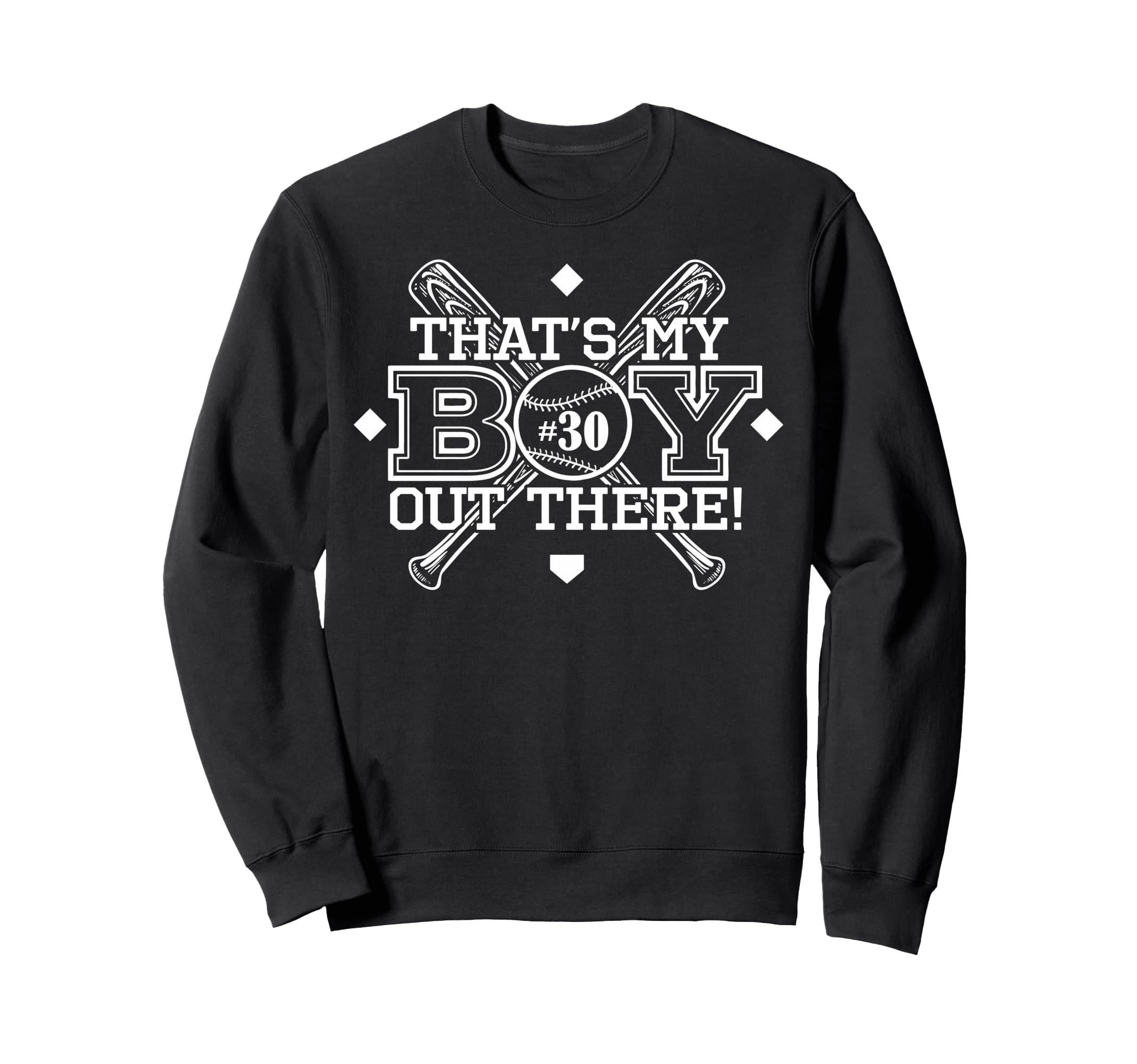 Baseball Mom Dad Thats My Proud Sweatshirt - Minimalist Print for Adults - T-Shirt, Sweatshirt, Hoodie