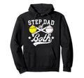 Step Dad Both Baseball Softball Hoodie - Casual Everyday Wear Unisex - T-Shirt, Sweatshirt, Hoodie
